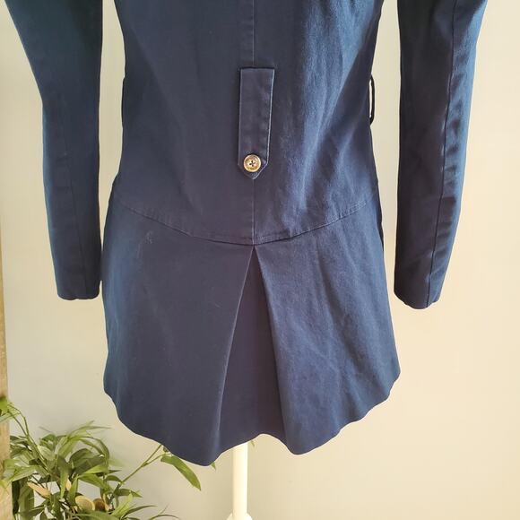 41 Hawthorn Women's Navy Blue Double Breasted Pea Coat Size XS - Picture 6 of 11